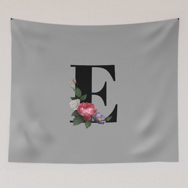 Item preview, Floral Initial - E designed and sold by CulverCrafts.