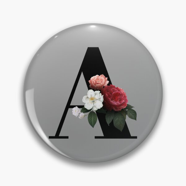 Item preview, Floral Initial - A designed and sold by CulverCrafts.