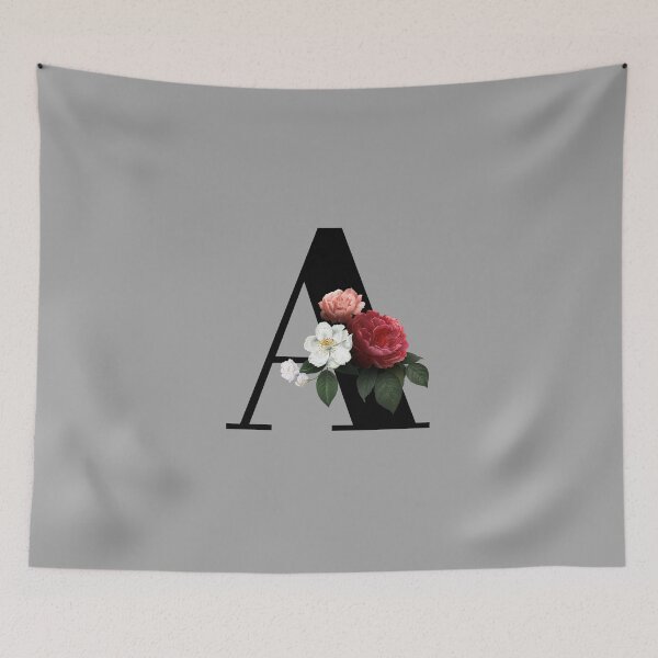 Item preview, Floral Initial - A designed and sold by CulverCrafts.