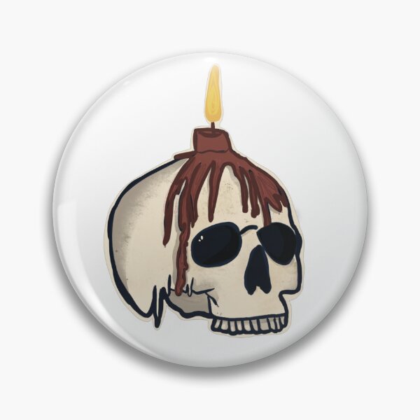 Item preview, Skull with red candle  designed and sold by ImpostorPanda.