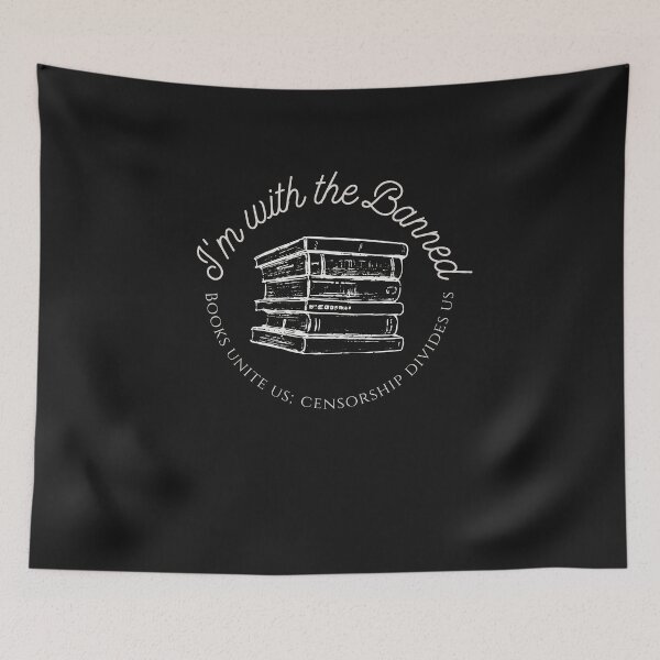 Item preview, I'm With the Banned, Banned Books designed and sold by Standout Studio.