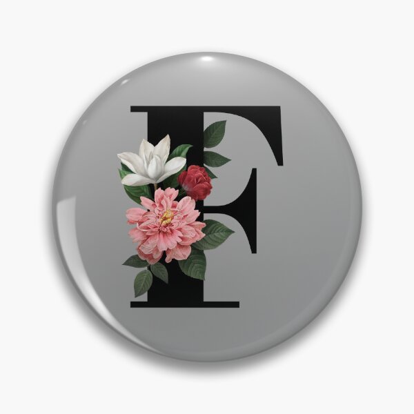 Item preview, Floral Initial - F designed and sold by CulverCrafts.