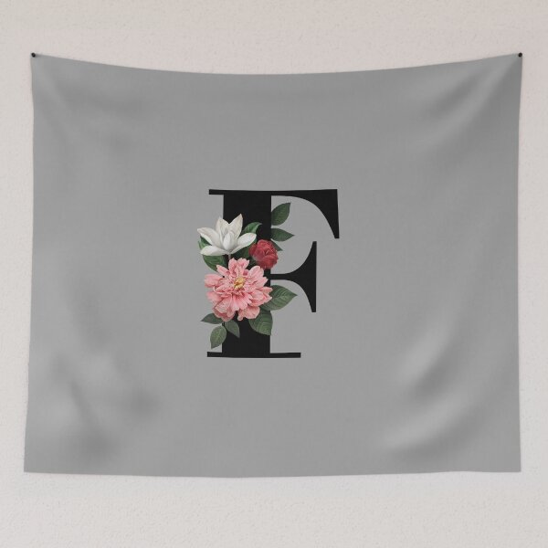Item preview, Floral Initial - F designed and sold by CulverCrafts.
