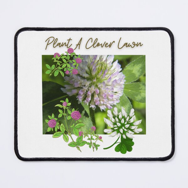 Item preview, Plant A Clover Lawn Pollinator Eco-Friendly Design designed and sold by EarthArtDesigns.