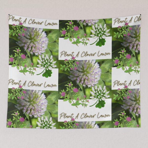 Item preview, Plant A Clover Lawn Pollinator Eco-Friendly Design designed and sold by EarthArtDesigns.