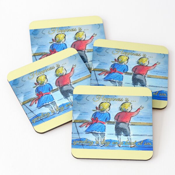 Item preview, Happiness is...spending a day on a boat at sea. designed and sold by angel1.