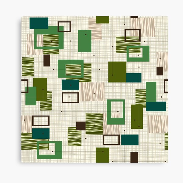 Mid Century Modern 3a Canvas Print