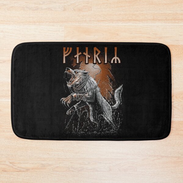 Item preview, Viking Fenrir Wolf Norse Pagan Mythology Ragnarok designed and sold by BluePagan.