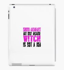 Nursing Management Witch iPad Case/Skin