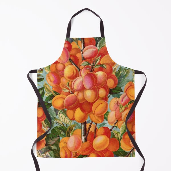 Item preview, APRICOTS FRUIT TREE AND GREEN LEAVES Botanical Floral designed and sold by BulganLumini.