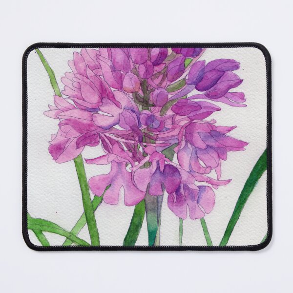 Item preview, Pink wild orchid watercolour painting designed and sold by esvb.