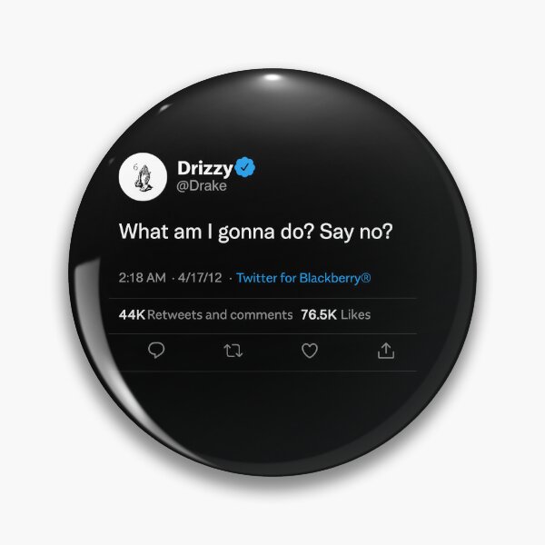 Item preview, "What am I gonna do? Say No?" Tweet BLACK designed and sold by GlowinUp Shop.