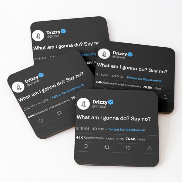 Item preview, "What am I gonna do? Say No?" Tweet BLACK designed and sold by GlowinUp Shop.