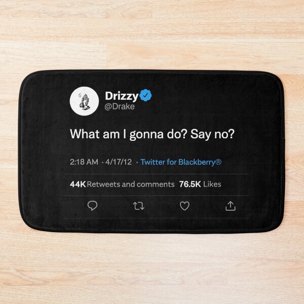 Item preview, "What am I gonna do? Say No?" Tweet BLACK designed and sold by GlowinUp Shop.
