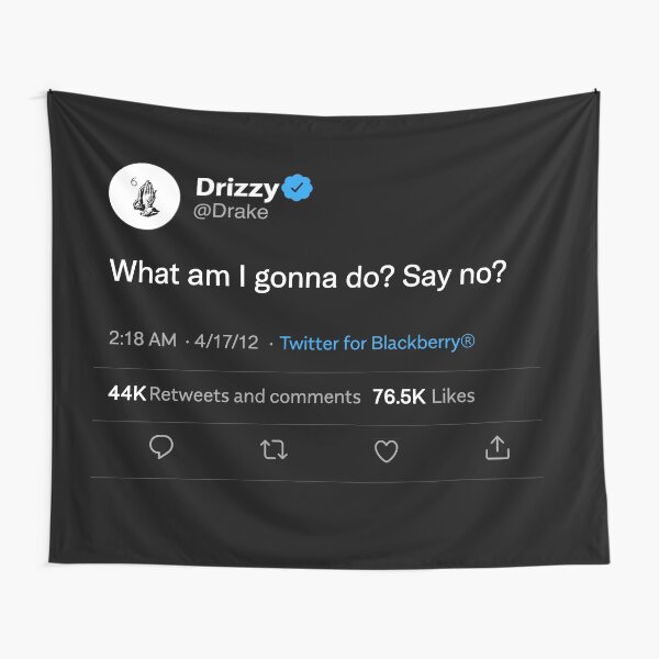 Item preview, "What am I gonna do? Say No?" Tweet BLACK designed and sold by GlowinUp Shop.