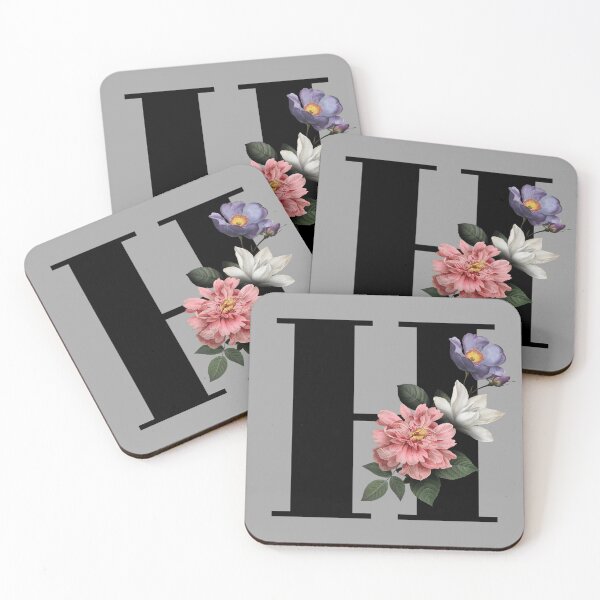 Item preview, Floral Initial - H designed and sold by CulverCrafts.