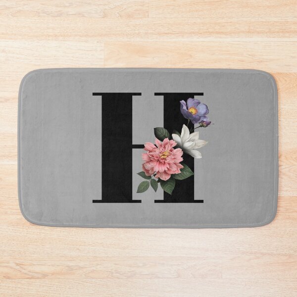 Item preview, Floral Initial - H designed and sold by CulverCrafts.