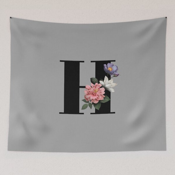 Item preview, Floral Initial - H designed and sold by CulverCrafts.