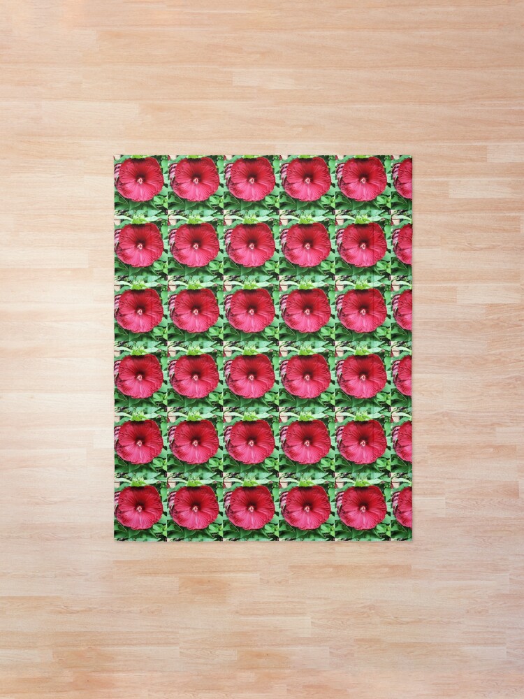 Alternate view of Hibiscus High - Tropical Flower Art Photo by OneDayOneImage - Gift for Gardener - Flower Lover Comforter