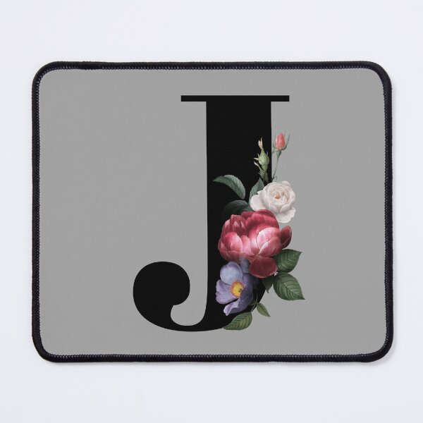 Item preview, Floral Initial - J designed and sold by CulverCrafts.