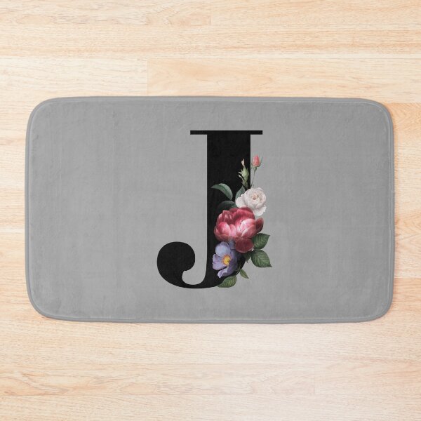 Item preview, Floral Initial - J designed and sold by CulverCrafts.
