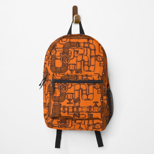 Item preview, Orange within Orange Pipe Pattern designed and sold by Art-by-Geoff.