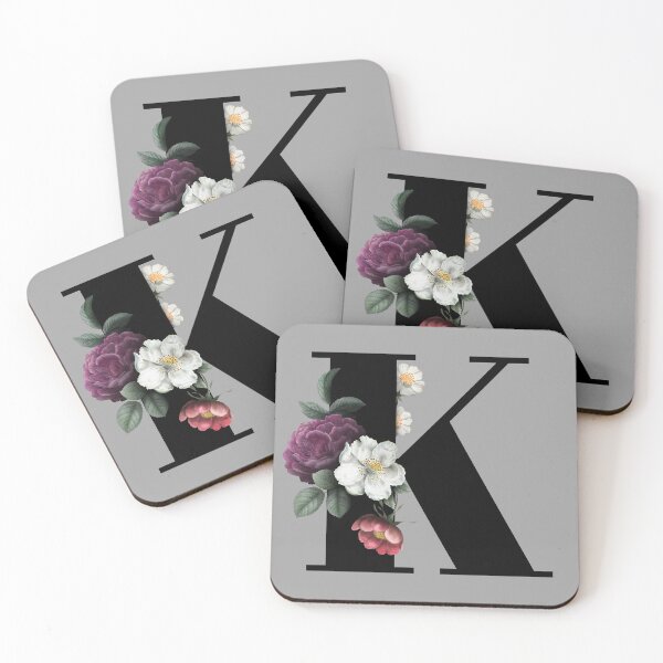 Item preview, Floral Initial - K designed and sold by CulverCrafts.