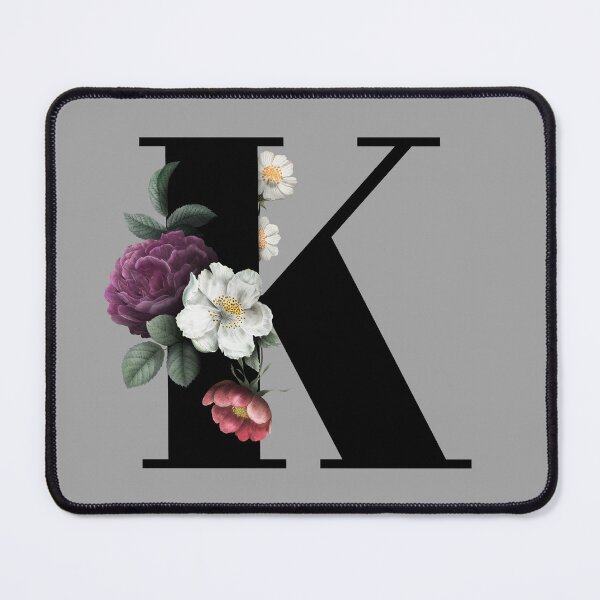 Item preview, Floral Initial - K designed and sold by CulverCrafts.