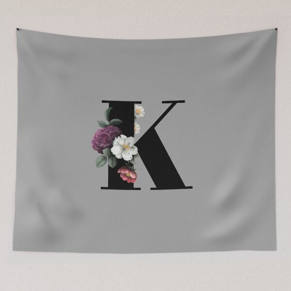 Item preview, Floral Initial - K designed and sold by CulverCrafts.