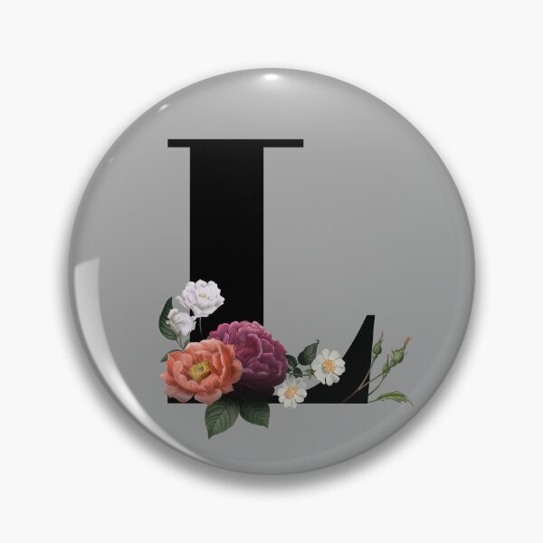 Item preview, Floral Initial - L designed and sold by CulverCrafts.