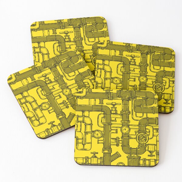 Item preview, Yellow within Yellow Pipe Pattern designed and sold by Art-by-Geoff.