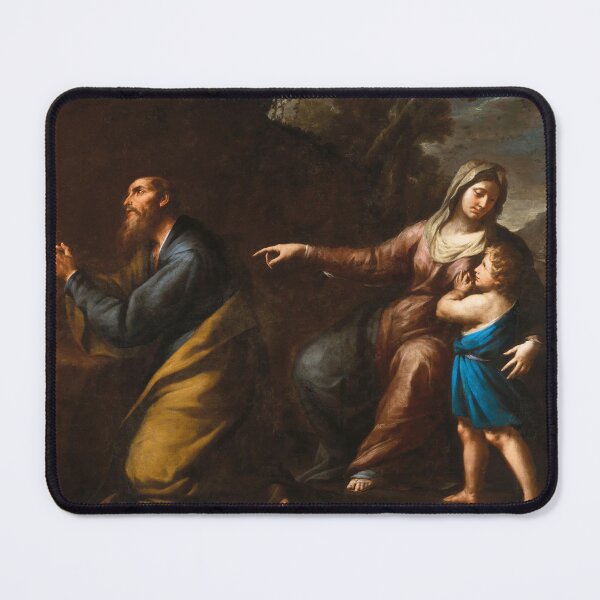 Item preview, Abraham Dismissing Hagar and Ishmael | Andrea Vaccaro | 1655 Renaissance Biblical Art designed and sold by CJET.