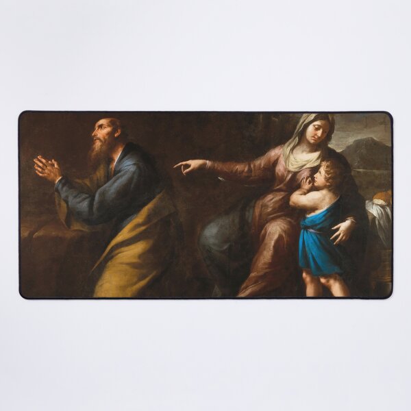 Item preview, Abraham Dismissing Hagar and Ishmael | Andrea Vaccaro | 1655 Renaissance Biblical Art designed and sold by CJET.
