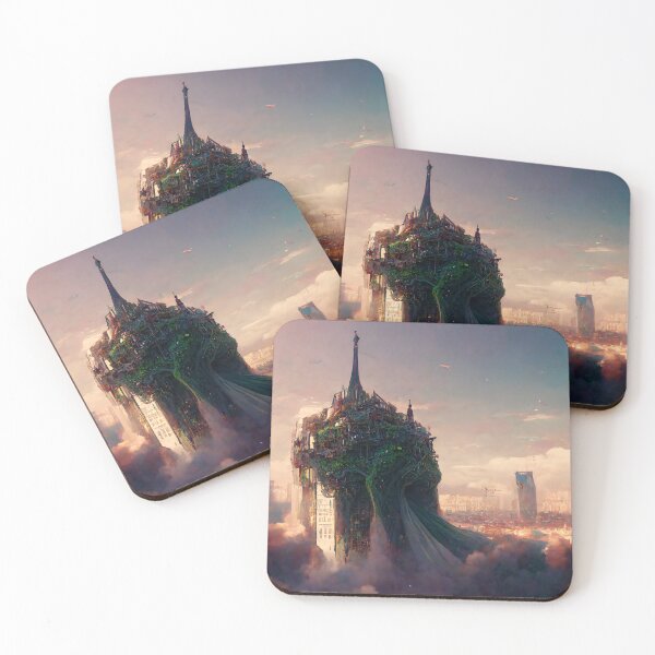 Item preview, Greenpunk Building-Tree designed and sold by FantasyAI.