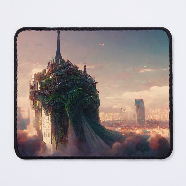Item preview, Greenpunk Building-Tree designed and sold by FantasyAI.