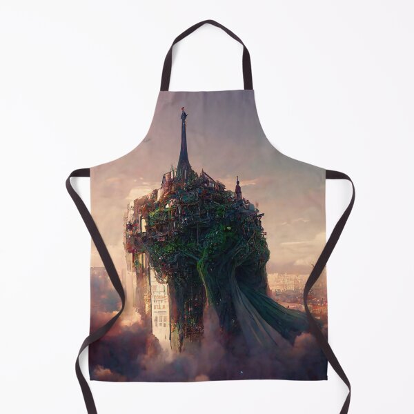 Item preview, Greenpunk Building-Tree designed and sold by FantasyAI.