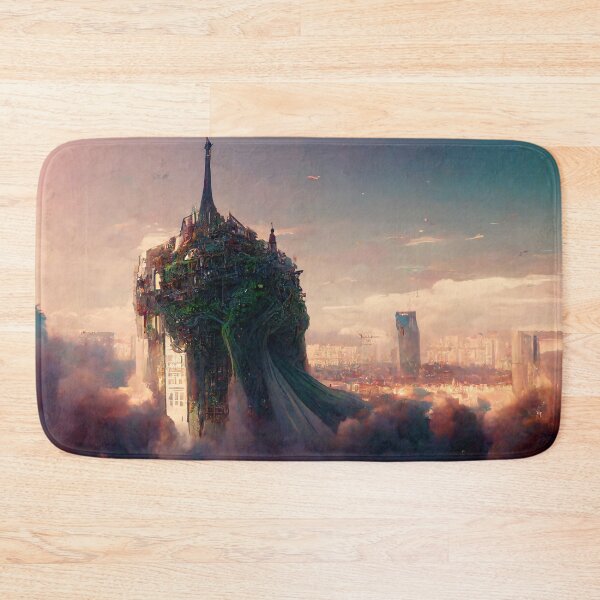 Item preview, Greenpunk Building-Tree designed and sold by FantasyAI.