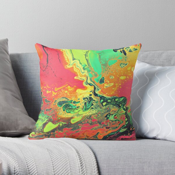 Abstract cushion, Isa painter Throw Pillow