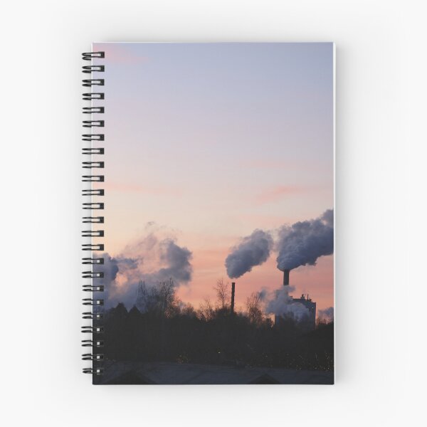 Artikelvorschau, Fabrik bei Sonnenaufgang entworfen und verkauft von gritsandbits.