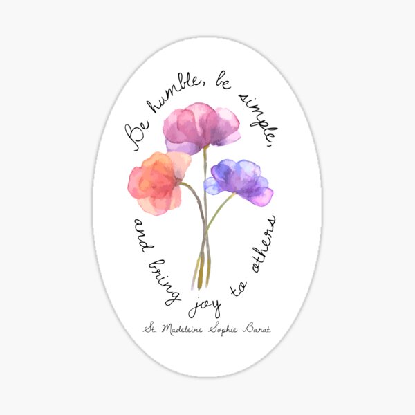 Item preview, Be humble, be simple, and bring joy to others designed and sold by ChapterAndMirth.