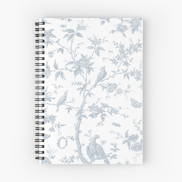 Item preview, Toile de Jouy Pattern in French Blue Colour designed and sold by silver6press.