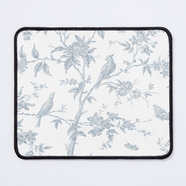 Item preview, Toile de Jouy Pattern in French Blue Colour designed and sold by silver6press.