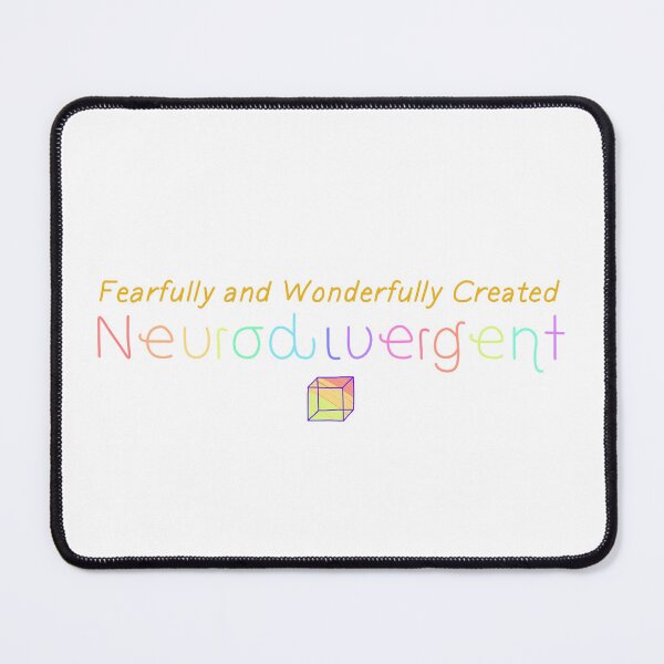 Aperçu de l'œuvre Neurodivergent terriblement et merveilleusement créé | Neurodivergent, Handicap, TSA, TDAH, Autisme créée et vendue par Rinsorif.