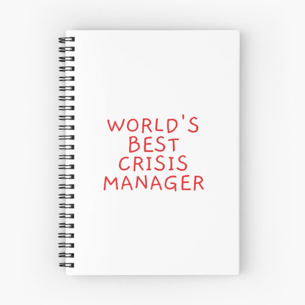 Item preview, World's Best Crisis Manager designed and sold by FlimJim123.