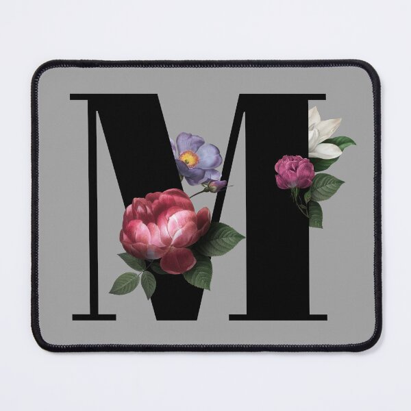 Item preview, Floral Initial - M designed and sold by CulverCrafts.