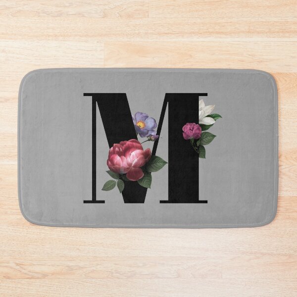 Item preview, Floral Initial - M designed and sold by CulverCrafts.