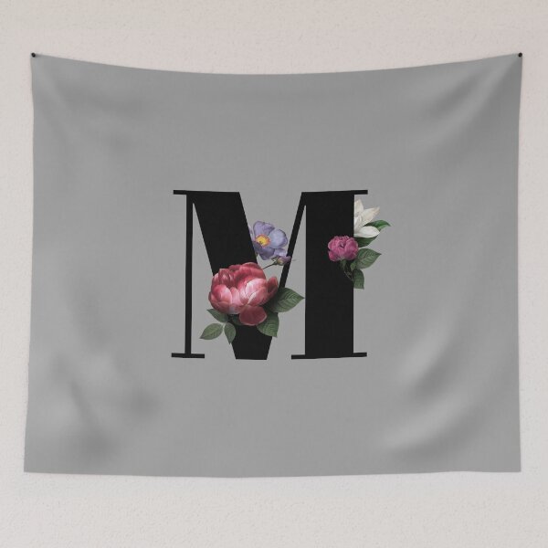 Item preview, Floral Initial - M designed and sold by CulverCrafts.