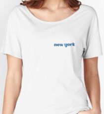 Camiseta ancha para mujer Nueva York
