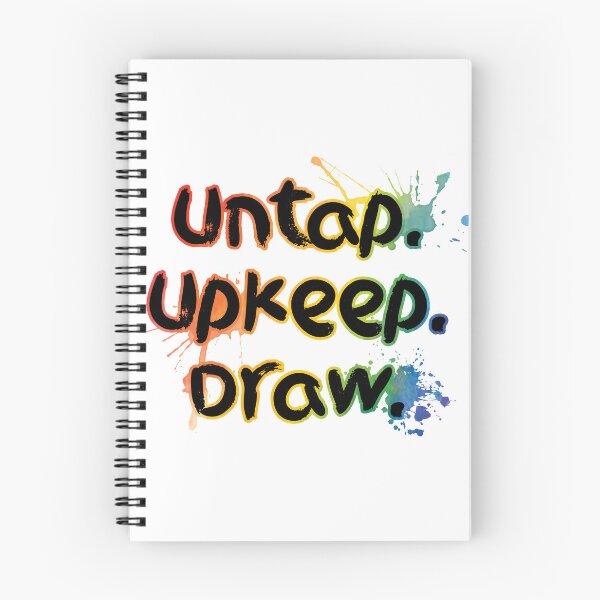 Item preview, Untap. Upkeep. Draw. designed and sold by amandartwork.
