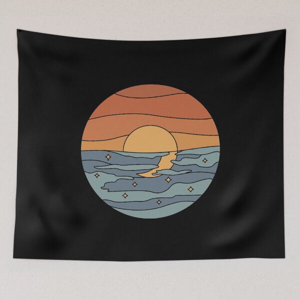 Item preview, Sunset's Reflection - Colored - Black Lineart designed and sold by Little Lamb's Lore.